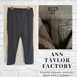 Ann Taylor Straight leg pant